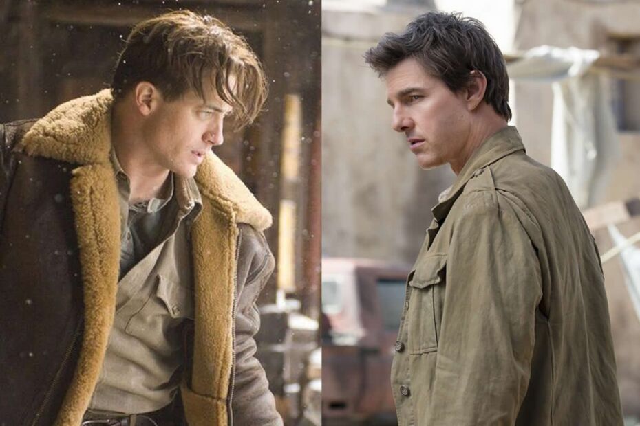 atores a mumia brandon fraser e tom cruise