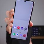 Samsung Galaxy Flip 5 dobrado até quebrar