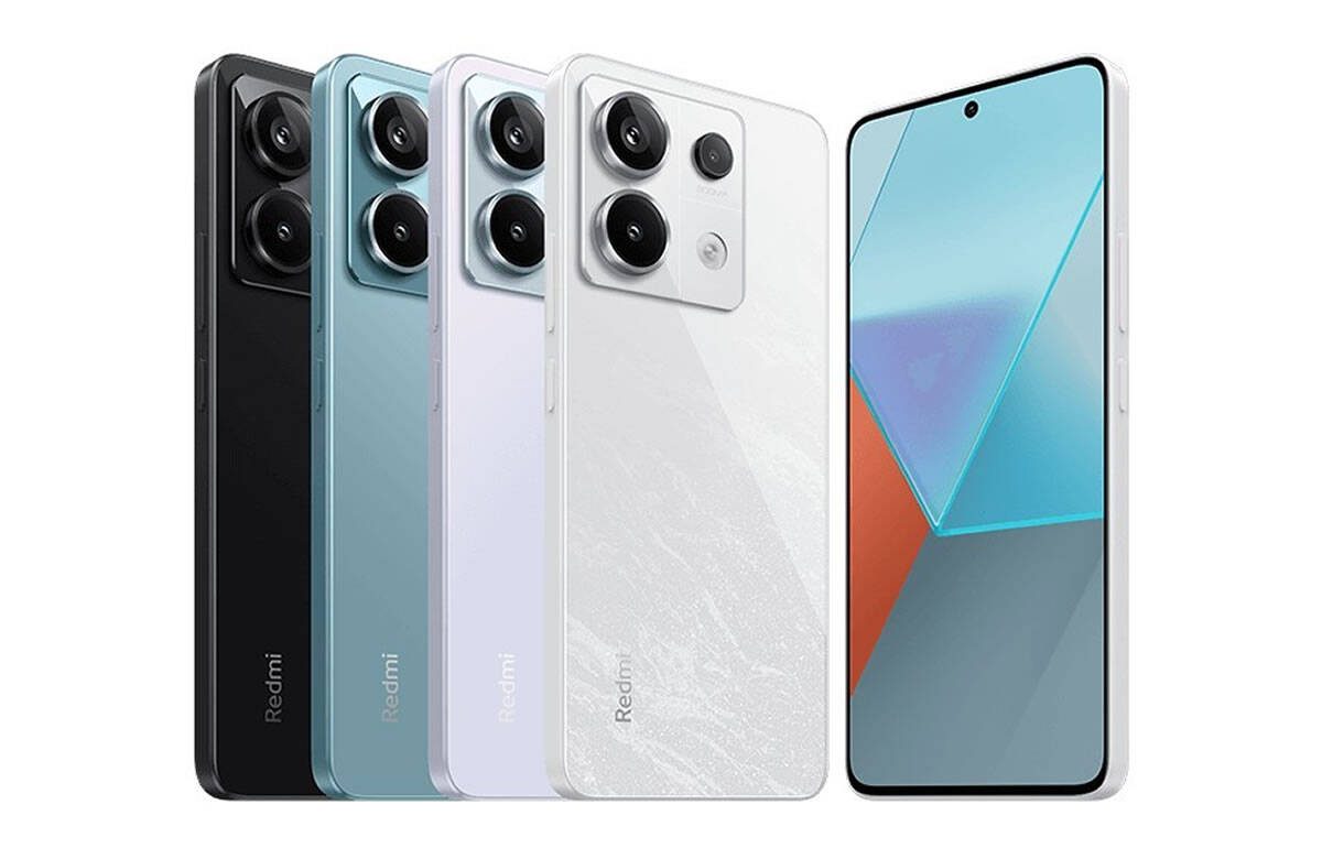 Redmi Note Pro 13 tela e cores