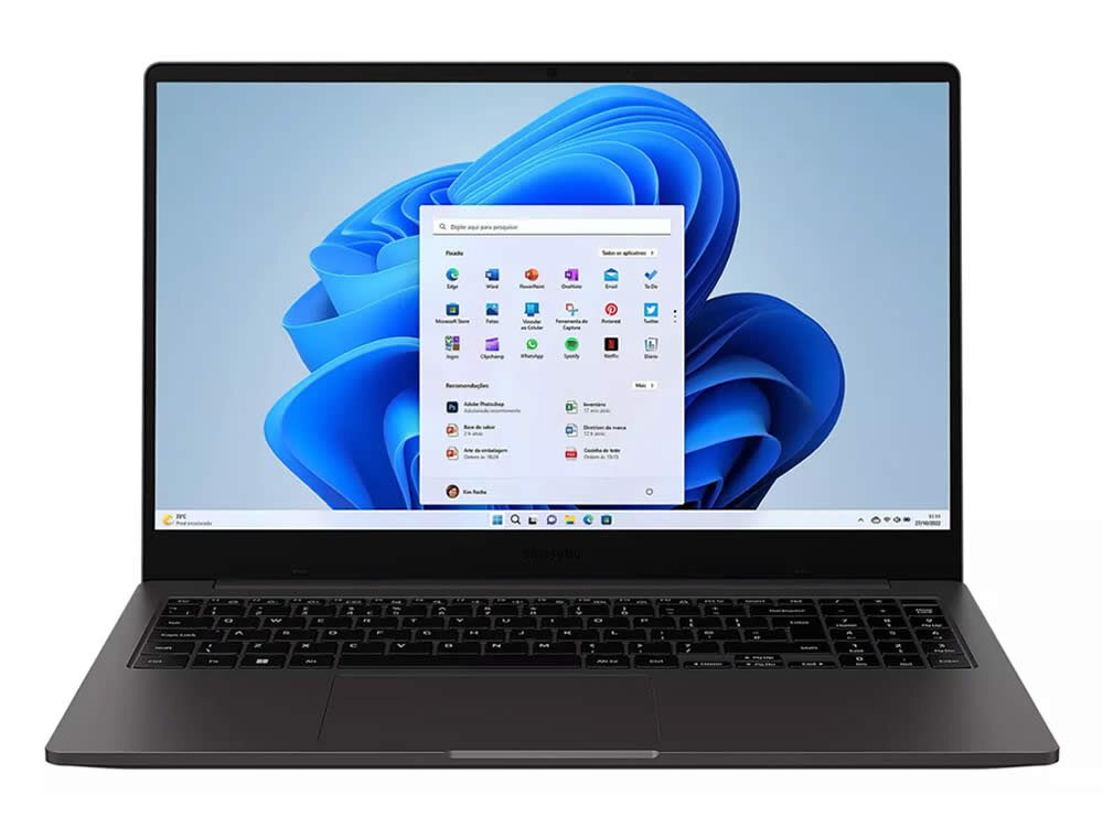 notebook Samsung Galaxy Book2 NP550XED-KT3BR promoção