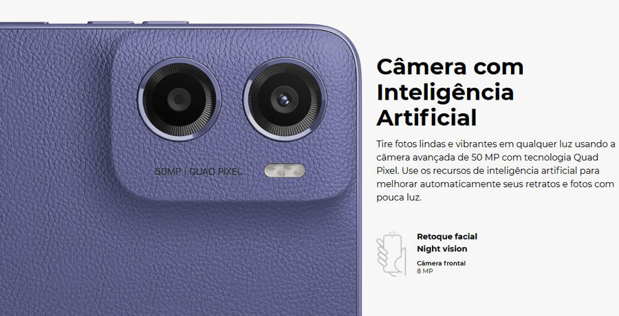cameras do Moto G05