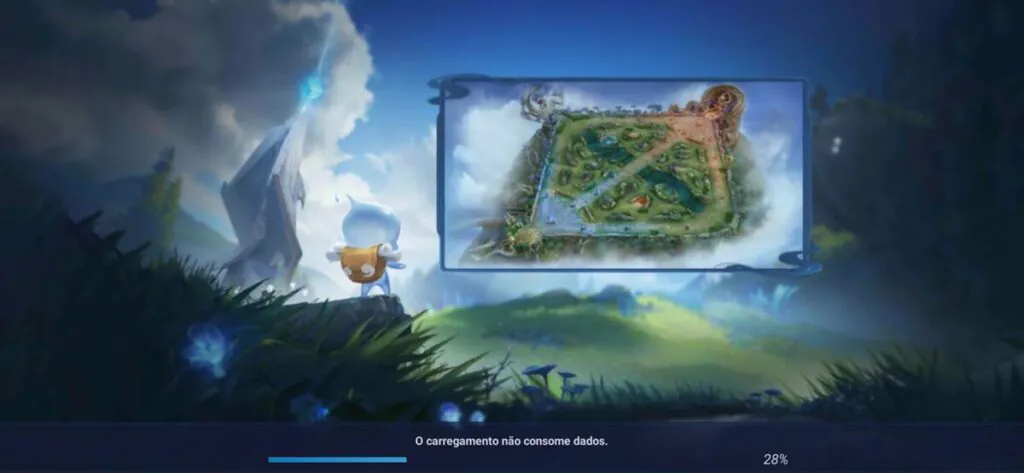 Tela de carregamento honor of kings