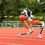 cassie robo record corrida 100 metros