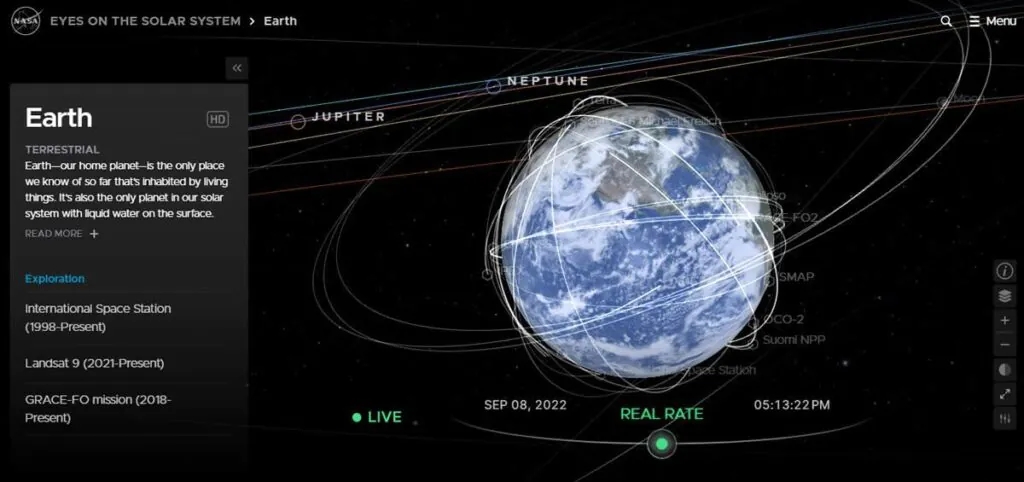 Sistema Solar NASA's Eye