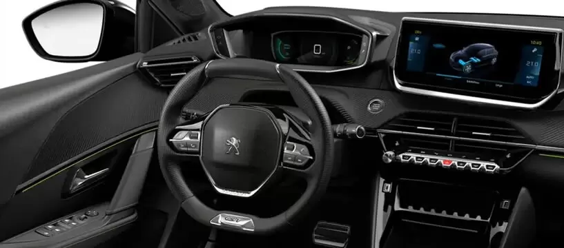Interior Peugeot e-208-GT 2023