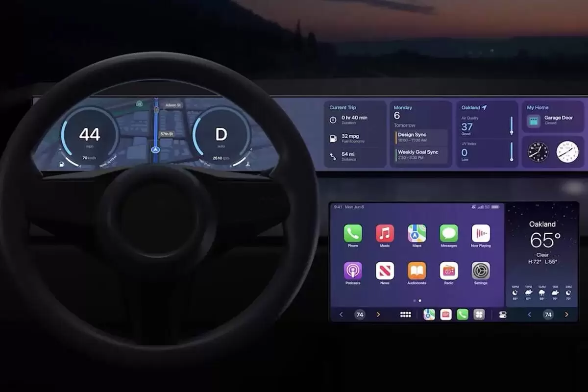 elétrico Apple Car terá volante
