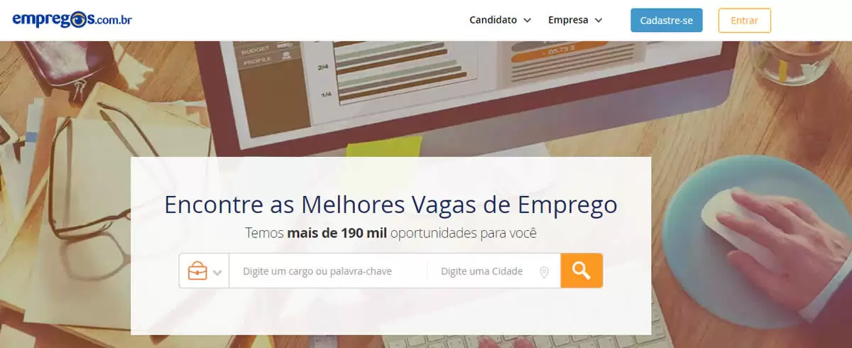 site Empregos.com.br