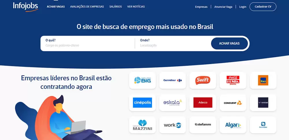 site Infojobs tem app também