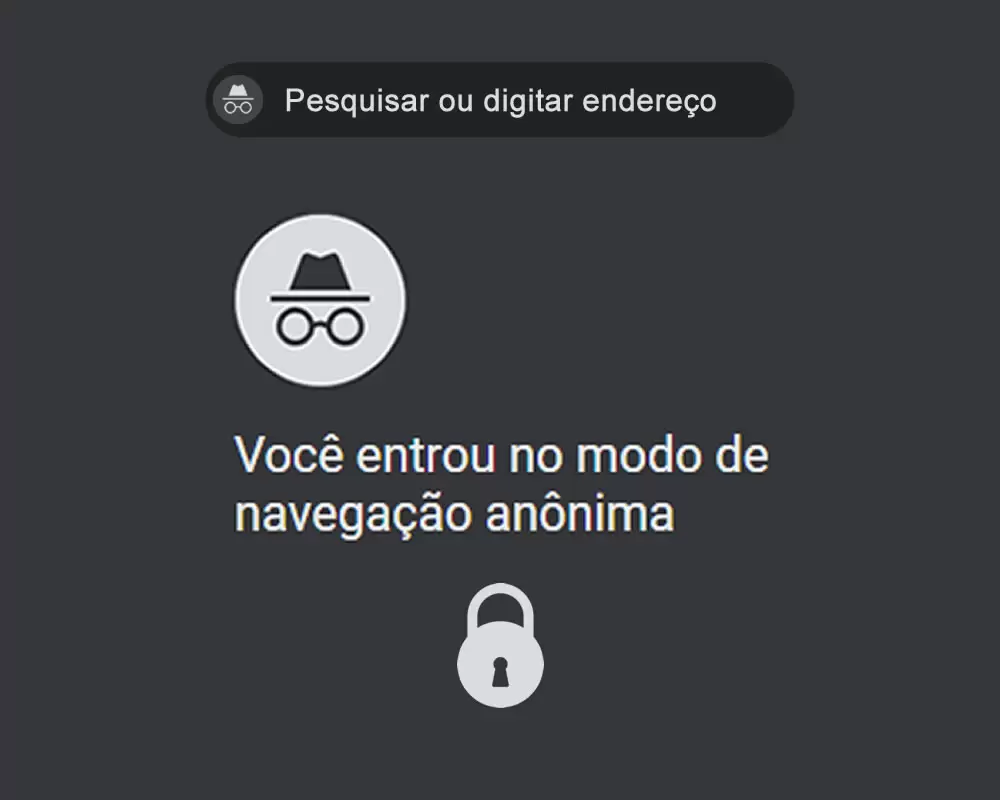 como bloquear guias anônimas Chrome com senha ou digital no Android