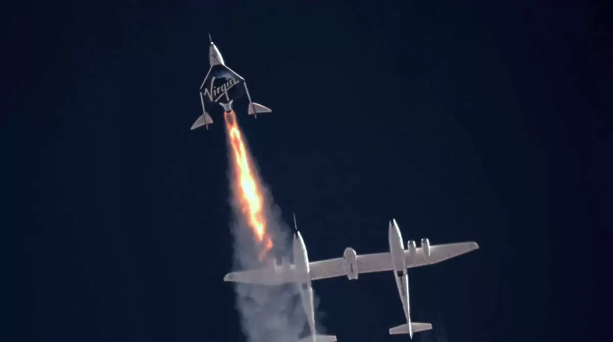 Lançamento nave Virgin Galact