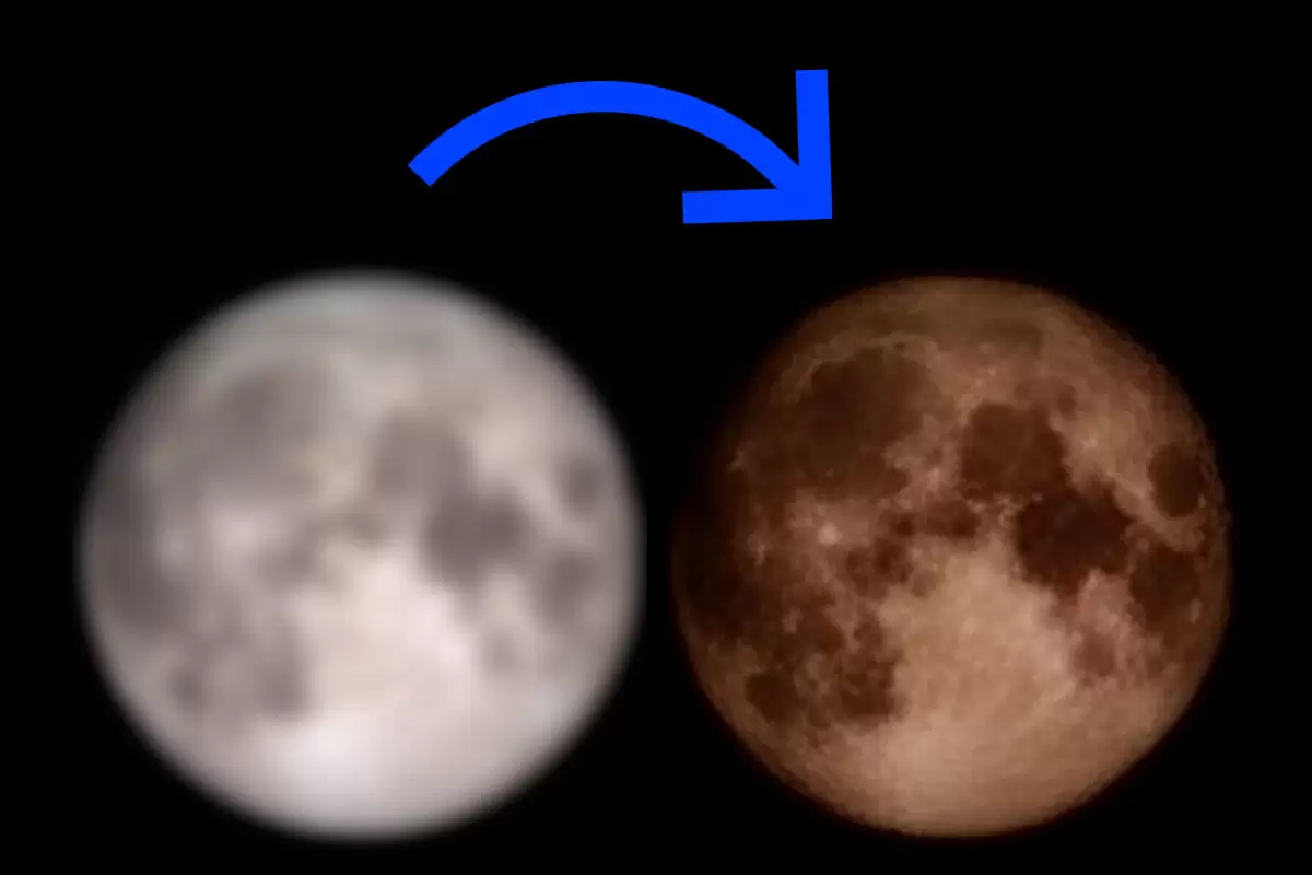 fotos falsas da Lua pela Samsung