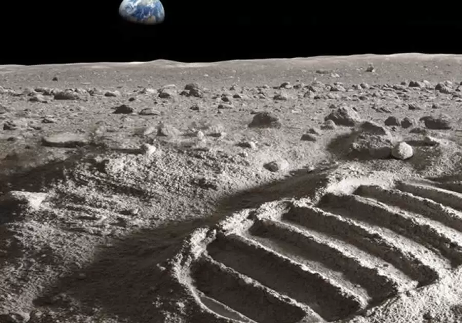 Pegada na Lua