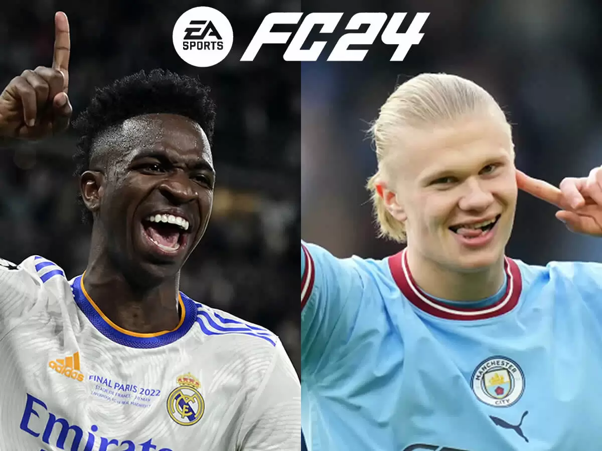 Vinicius Jr e Haaland EA Sports FC 24