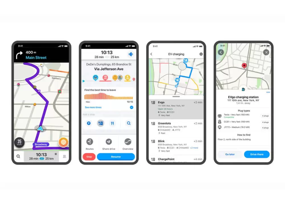estações de carregamento EV substituem postos de gasolina Waze