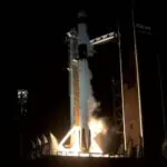 SpaceX lança seu 7º voo tripulado para o espaço, o Crew-7. Assista lancamento-Crew-7-pela-SpaceX