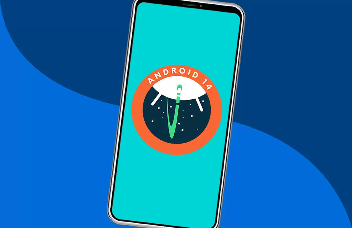 Android 14 logo