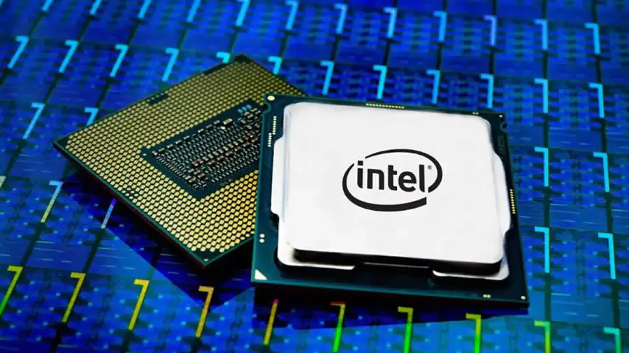 Intel chip Logo