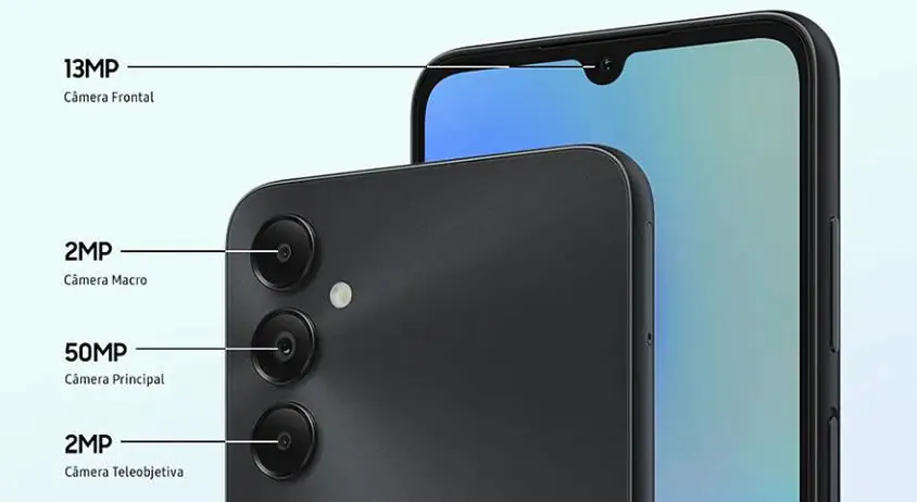 cameras do Galaxy A05s