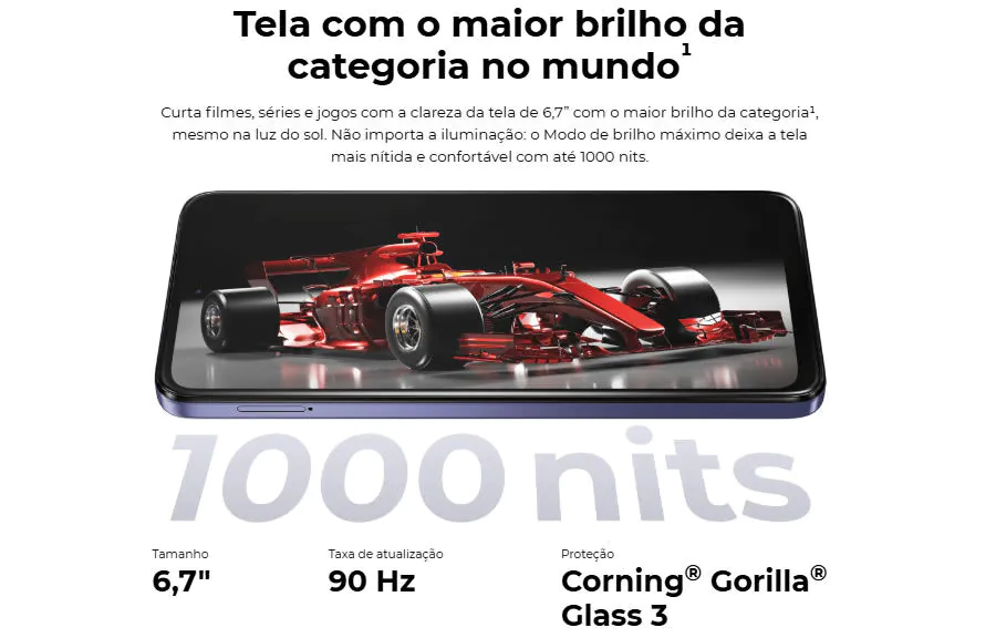 tela do Moto G05