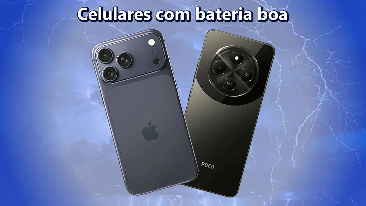 Celulares com melhor bateria