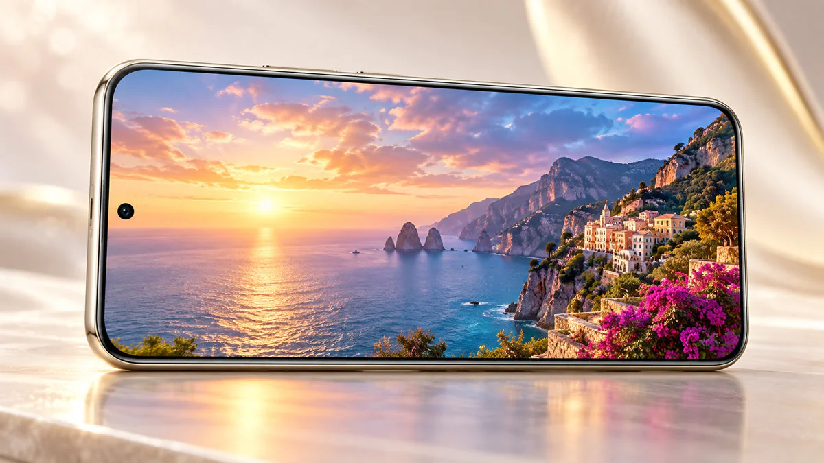 tela OLED de 120 Hz do realme 14 Pro+ 5G